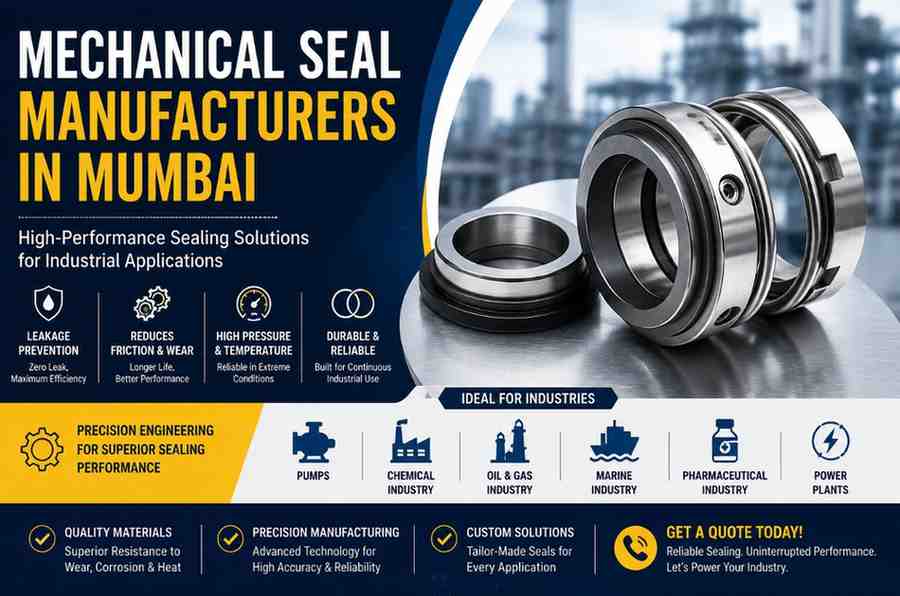 Best Mechanical Seal Manufacturers in Mumbai for Industrial Pump Sealing Solutions