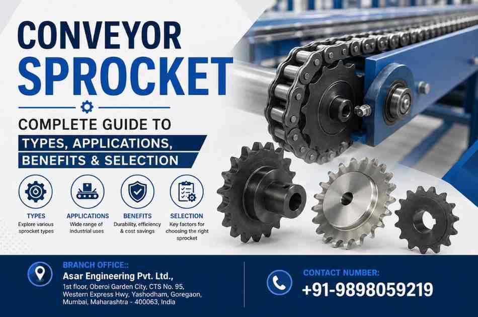 Conveyor Sprocket: Complete Guide to Types, Applications, Benefits & Selection