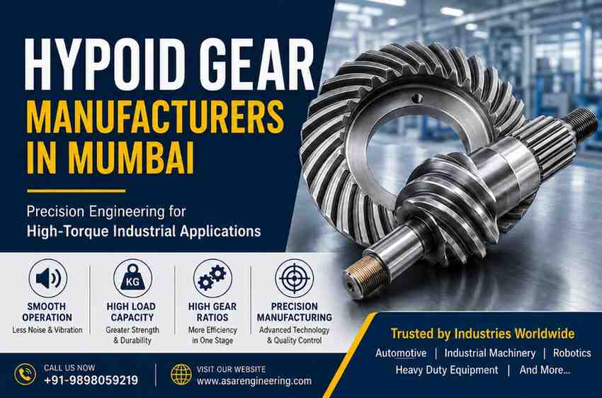 Leading Hypoid Gear Manufacturers in Mumbai for High-Performance Industrial Gear Solutions