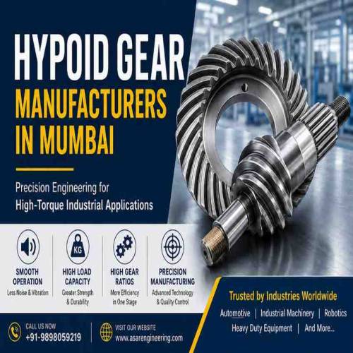 Leading Hypoid Gear Manufacturers in Mumbai for High-Performance Industrial Gear Solutions