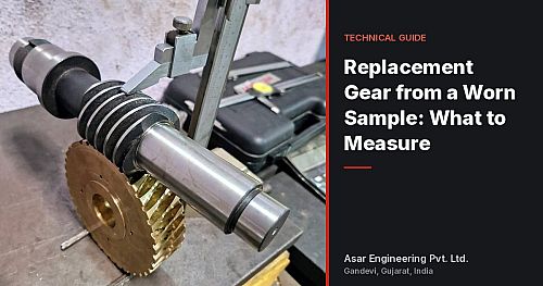 How to Order a Replacement Gear from a Worn Sample: What to Measure