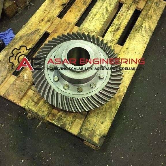 Spiral bevel gear made by Asar Engineering