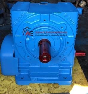 Worm reduction gearbox made by Asar Engineering